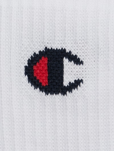 CHAMPION Skarpety z detalem z logo, w zestawie 3 szt., model „Crew Socks” Biały 3