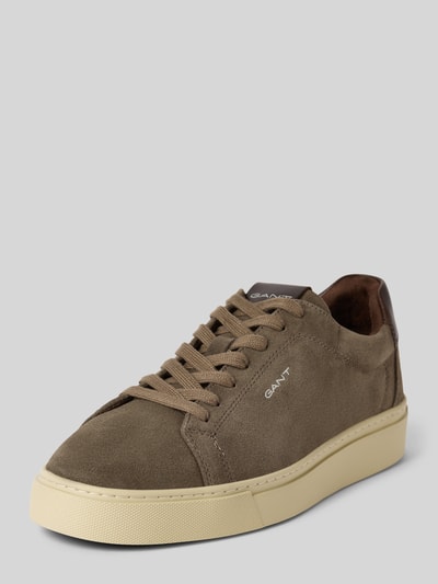 Gant Sneakers van echt leer met reliëflogo, model 'Julien' Beige - 1