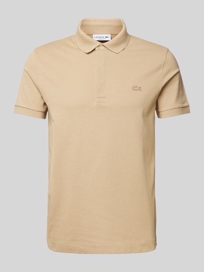 Lacoste Koszulka polo o kroju regular fit z naszywką logo model ‘CORE’ Beżowy 2