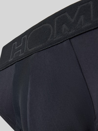 HOM Slip met label in band Zwart - 2
