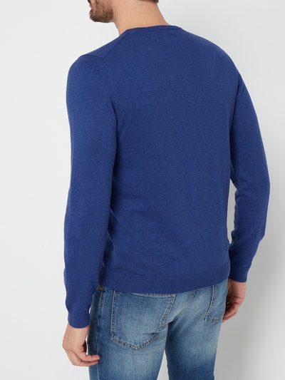 MCNEAL Pullover aus Organic Cotton Metallic Blue 5