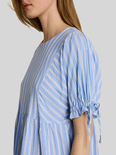 Tom Tailor Denim Jurk van katoenmix met paillettendetails Blauw - 3