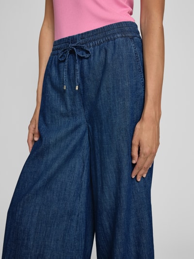 Cambio Jeansy z szeroką, skróconą nogawką model ‘ALMA’ Niebieski 3