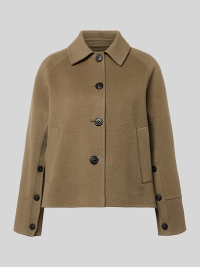 Blonde No. 8 Relaxed Fit Jacke aus Woll-Mix mit Umlegekragen Taupe 2