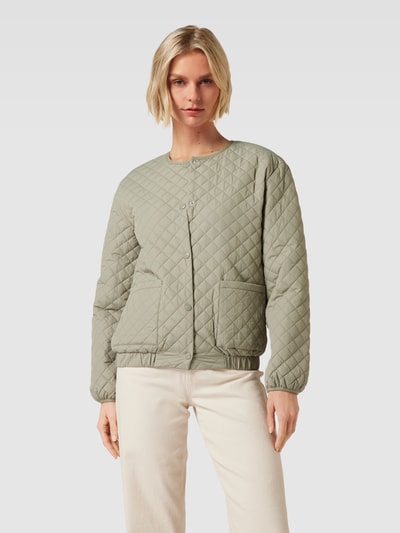 Saint Tropez Kurtka z pikowaniem model ‘SagaSZ’ Khaki 4