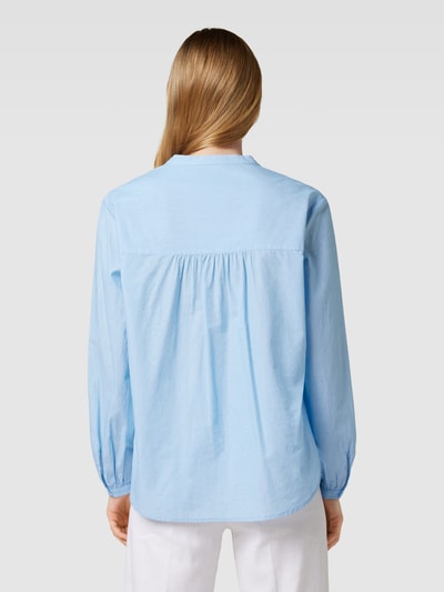 OPUS Blouse met serafinohals, model 'Fapina' Blauw - 5