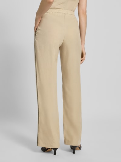 Samsøe Samsøe Loose Fit Stoffhose aus Lyocell-Leinen-Mix Modell 'SATOVE' Sand 5