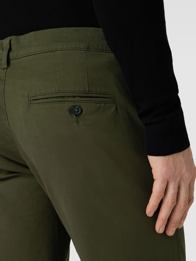 Selected Homme Slim Fit Chino in unifarbenem Design Modell 'NEW Miles' Dunkelgruen 3