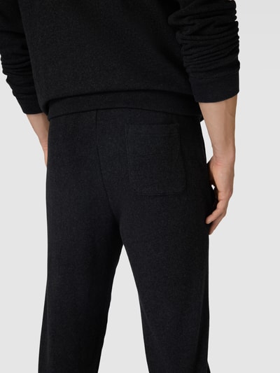 Calida Sweatpants met tunnelkoord, model 'Remix Lounge Time off' Antraciet gemêleerd - 3