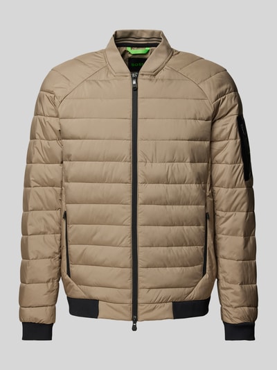 BOSS Green Steppjacke mit Stehkragen Modell 'Ordos' Beige 2