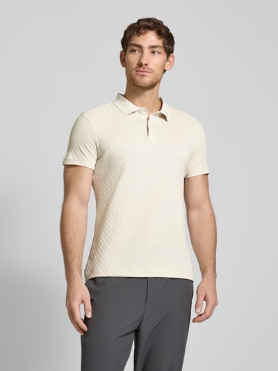 JOOP! Collection Poloshirt mit kurzer Knopfleiste Modell 'Bradley' Beige 4