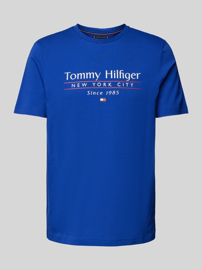 Tommy Hilfiger T-Shirt mit Label-Print Royal 2