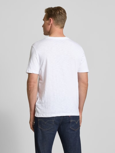 MCNEAL Regular Fit T-Shirt mit Rundhalsausschnitt Weiss 5