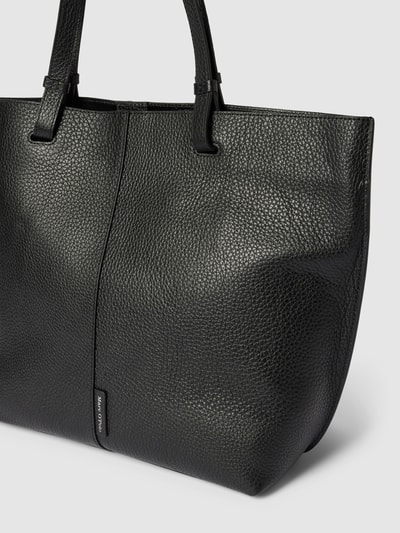 Marc O'Polo Shopper met labeldetails, model 'BELA' Zwart - 3