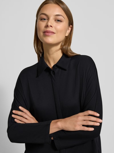 Brax Hemdbluse mit verdeckter Knopfleiste Modell 'CELIA' Black 3