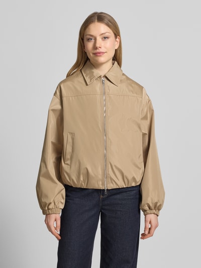 Neo Noir bomberjack met steekzakken model 'Dande' Beige - 4