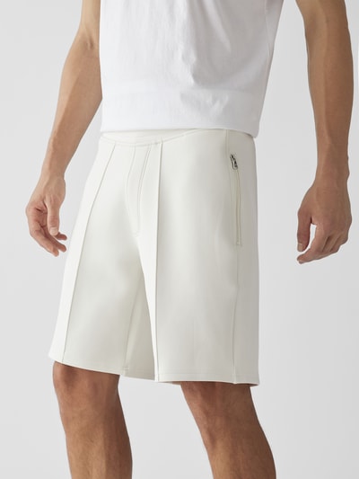 Frescobol Carioca Sweatshorts mit Reißverschlusstaschen Offwhite 3