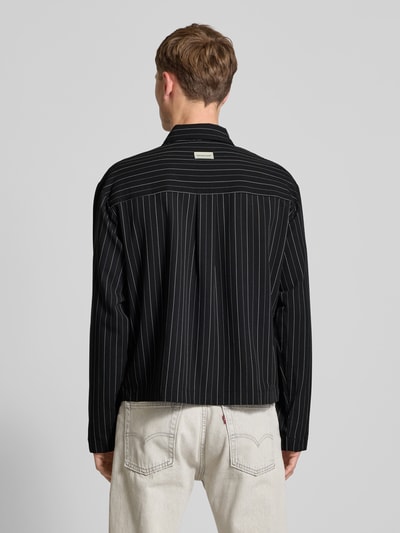 Don´t Waste Culture Regular Fit Overshirt mit Kentkragen Modell 'Kalindra' Black 5