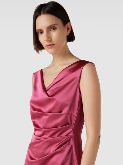 Vera Mont Knielanges Cocktailkleid mit Raffungen Rose 3