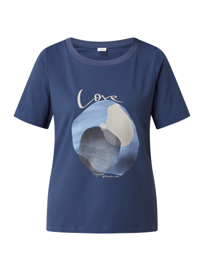 s.Oliver BLACK LABEL T-Shirt mit Print  Blau 2