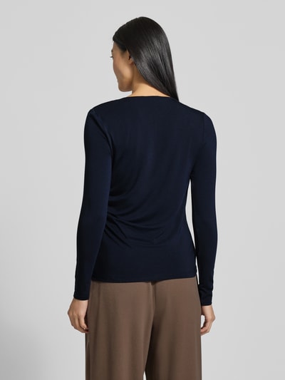 Lauren Ralph Lauren Longsleeve mit asymmetrischem Ausschnitt Modell 'MATZI' Marine 5