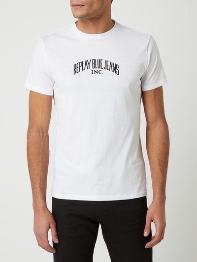 Replay T-Shirt aus Bio-Baumwolle  Weiss 4