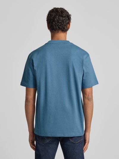 HUGO Relaxed Fit T-Shirt aus reiner Baumwolle Modell 'DAPOLINO' Rauchblau 5