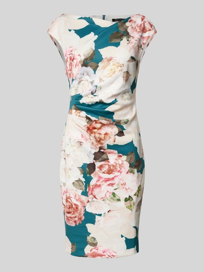 Swing Cocktailkleid mit Raffungen Gruen 2
