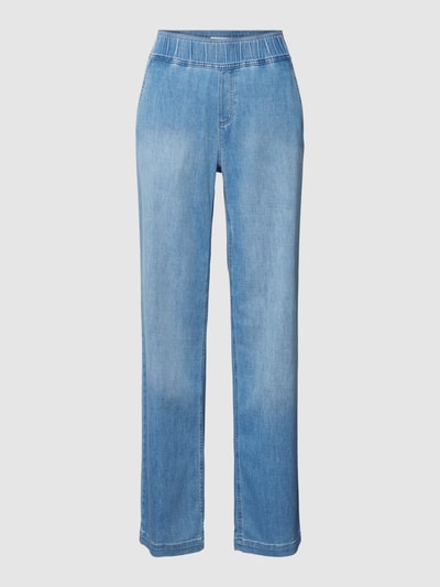 Brax Wide leg jeans met elastische band, model 'STYLE.MAINE' Lichtblauw - 2