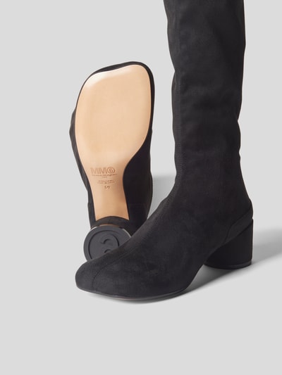 MM6 Maison Margiela Stiefel mit Blockabsatz (black) online kaufen