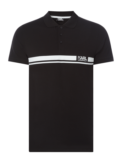 Karl Lagerfeld Poloshirt mit Logo-Print  Black 1