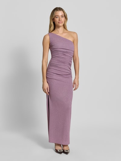 TROYDEN COLLECTION Midikleid mit Seitenschlitz Mauve 4