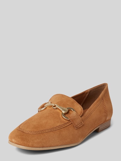 Tamaris Tassel-Loafer aus echtem Leder Cognac 1