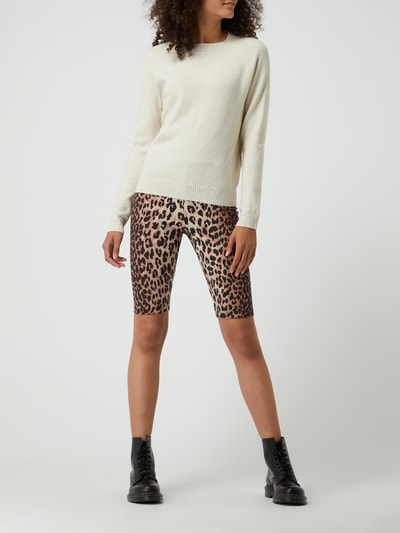 Vero Moda Pullover mit Stretch-Anteil Modell 'Doffy' Offwhite 1