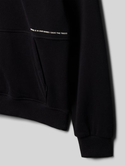 s.Oliver RED LABEL Regular Fit Hoodie aus Baumwoll-Mix Black 2