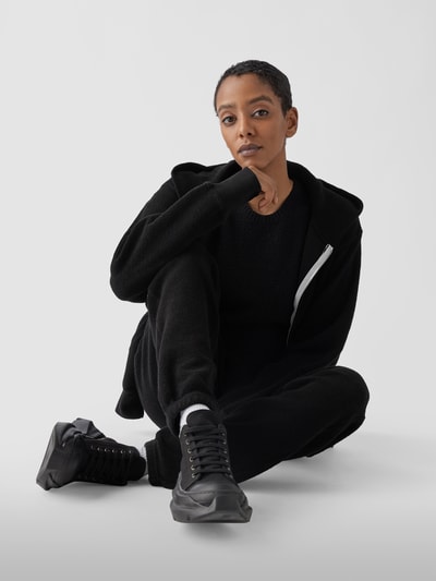 Les Tien Sweatjacke aus Frottee Schwarz 3