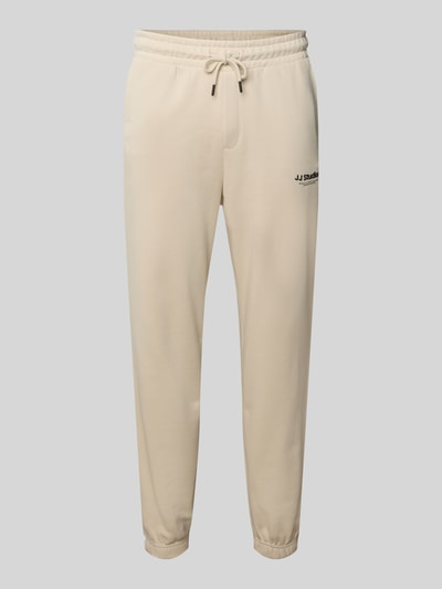 Jack & Jones Regular fit sweatpants met elastische band, model 'KANE' Beige - 2
