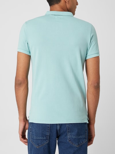 Superdry Katoenen poloshirt  Mintgroen gemêleerd - 5