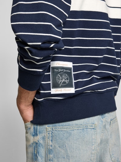 CHAMPION Regular Fit Poloshirt im langärmeligen Design Marine 3
