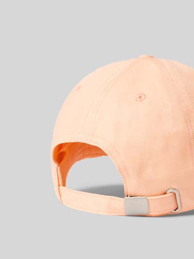 OH APRIL Basecap mit Label-Stitching Lachs 4