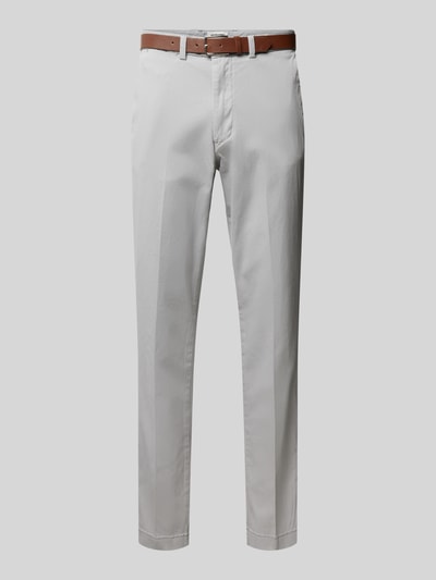 Jack & Jones Regular fit chino met riem, model 'OLLIE' Lichtgrijs - 2