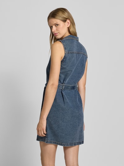 Noisy May Sukienka jeansowa z wiązanym paskiem model ‘ALVI’ Jeansowy niebieski 5