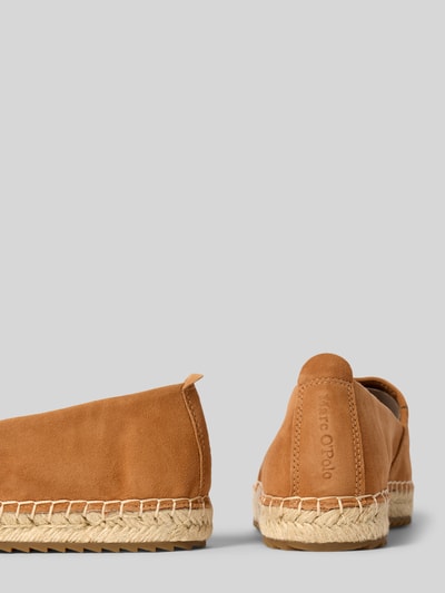 Marc O'Polo Espadrilles van echt leer Cognac - 2