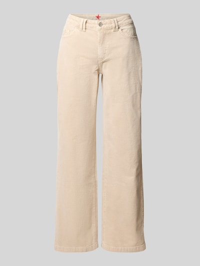 Buena Vista Straight Fit Cordhose mit breitem Saumabschluss Sand 1