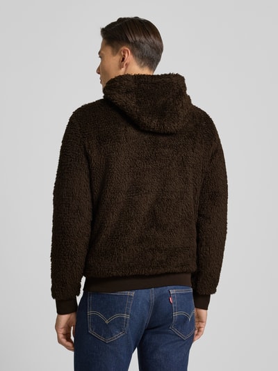 Polo Ralph Lauren Hoodie aus Kunstfell Dunkelbraun 5