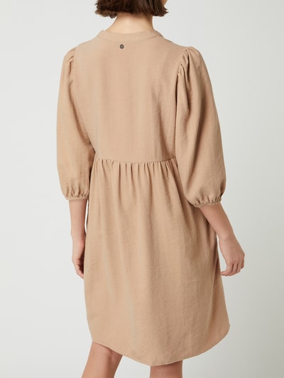 Nümph Kleid mit Tunikakragen Modell 'Nubellis' Beige 5