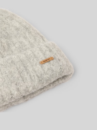 Barts Muts met alpaca, model 'Lillyana' Lichtgrijs - 2