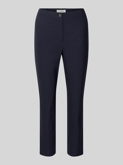 Christian Berg Woman Slim Fit Stoffhose in verkürzter Passform Dunkelblau 2