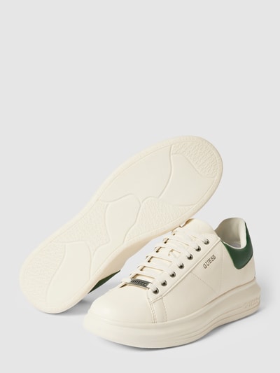 Guess Sneakers met contrastgarnering Wit - 4