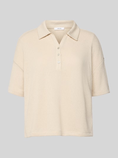 OPUS Gebreide pullover met 1/2-mouwen, model 'Silkas' Beige - 2